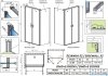 Radaway Nes 8 DWD+S kabina 80x80cm przejrzyste 10081180-01-01/10080080-01-01